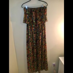 Summertime Strapless Maxi Dress